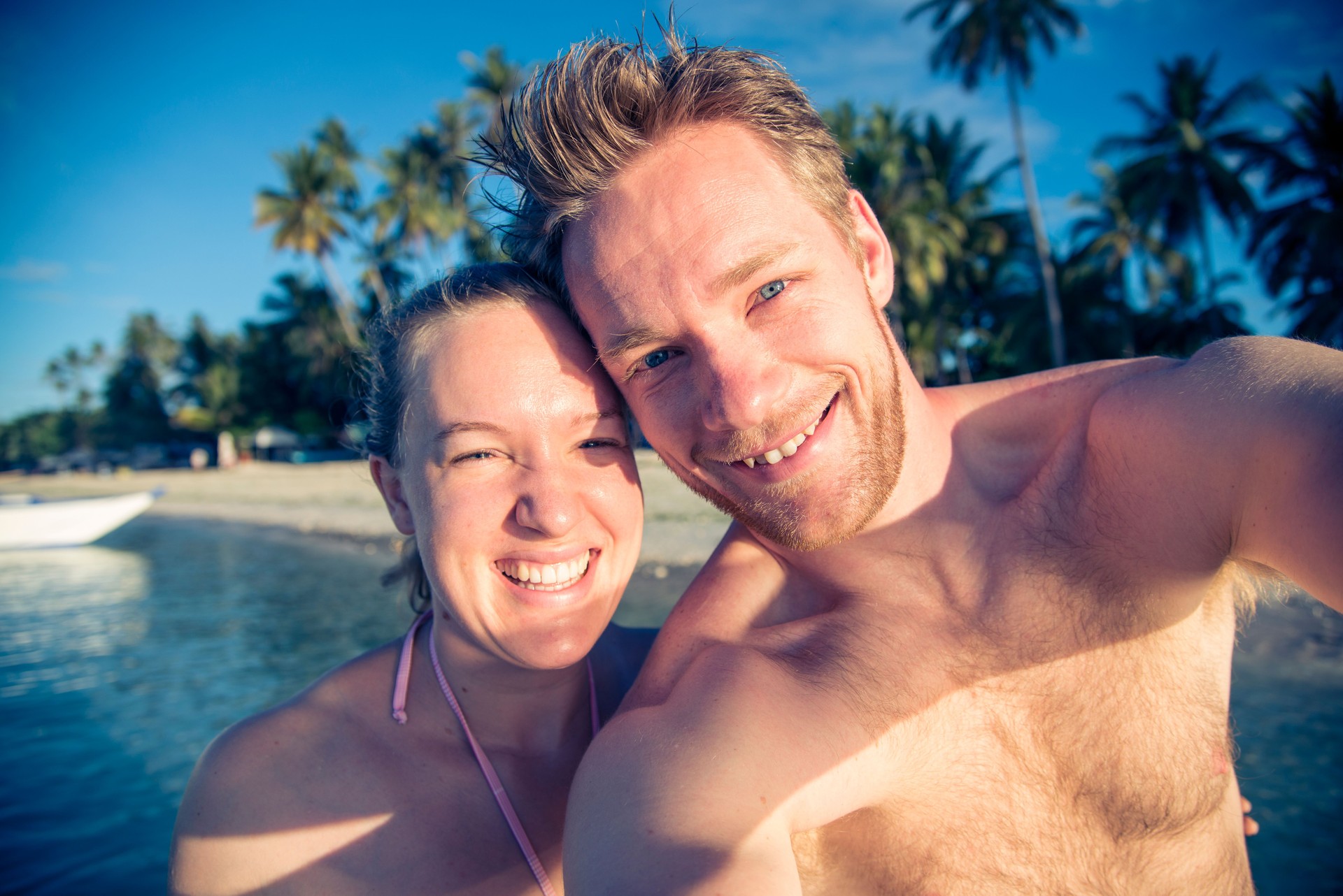 Making memories on their honeymoon